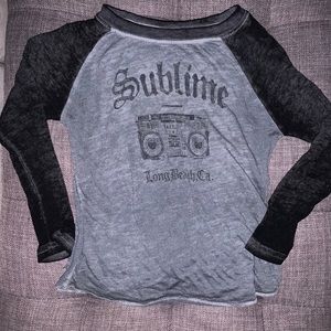 Sublime raglan long sleeve shirt boy girl 2T